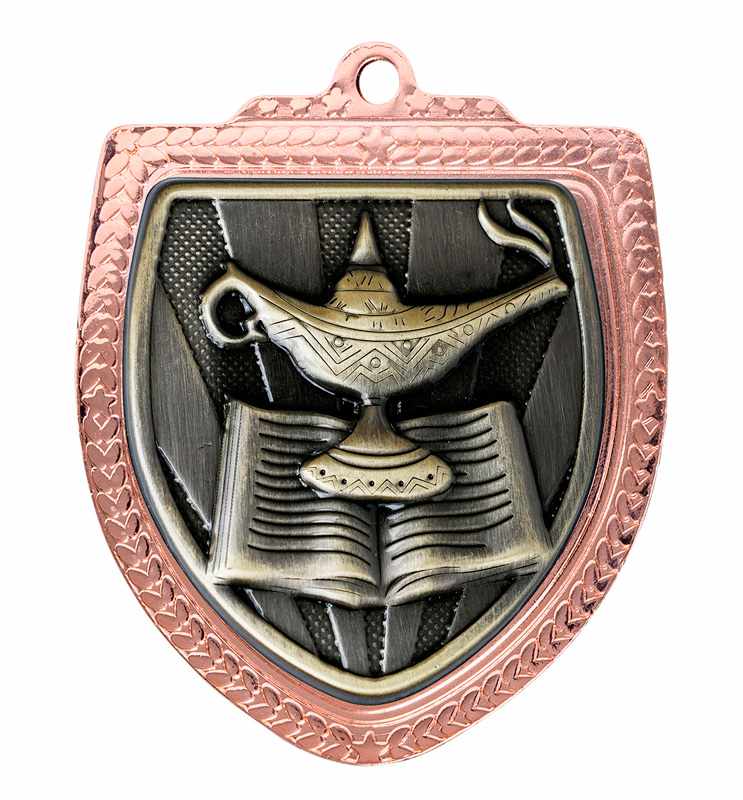 Shield Medal – Lamp of Knowledge