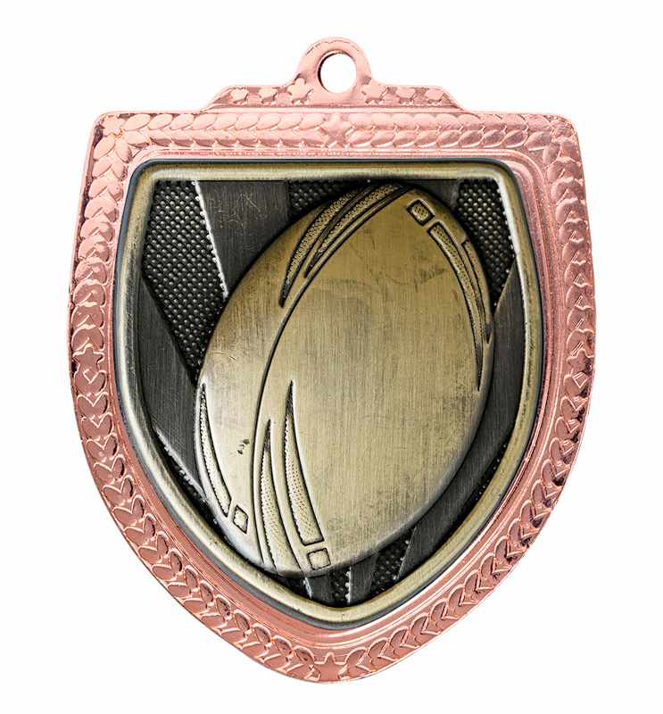 Shield Medal – Rugby Ball