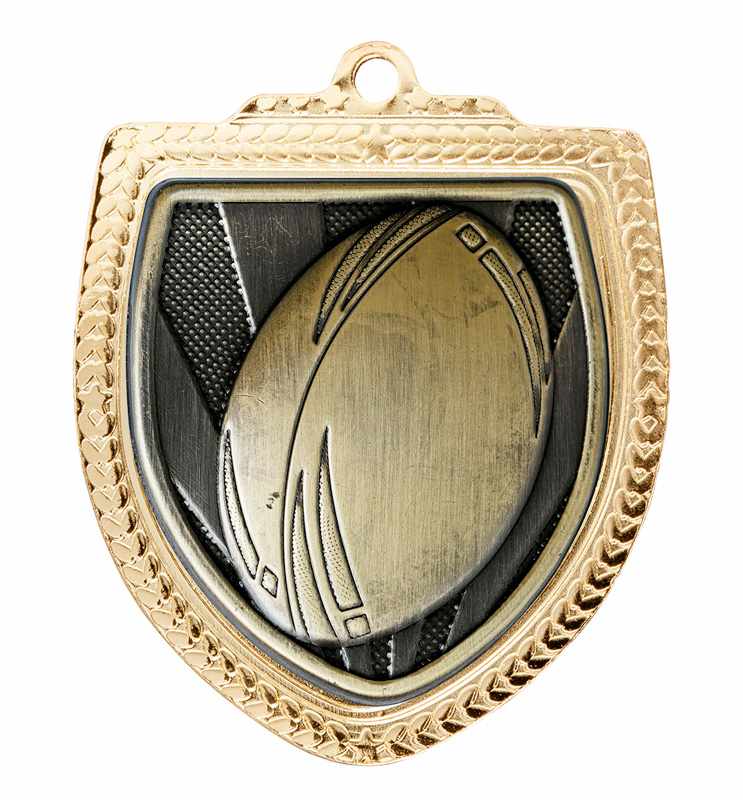 Shield Medal – Rugby Ball