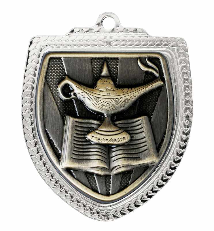 Shield Medal – Lamp of Knowledge