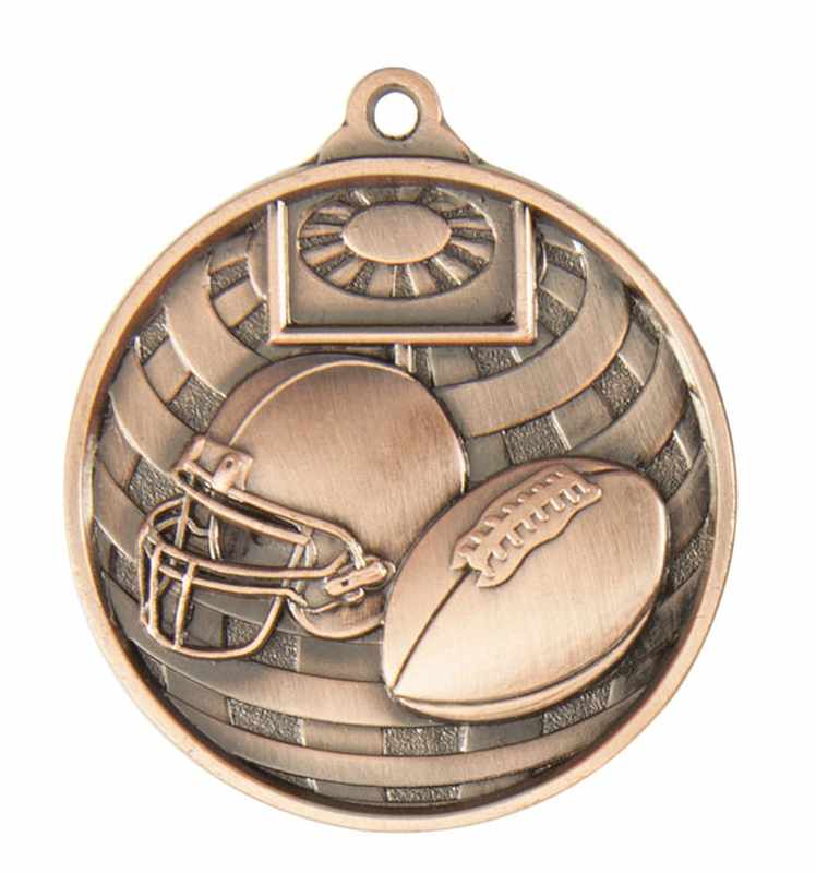 Global Medal-Grid Iron Football