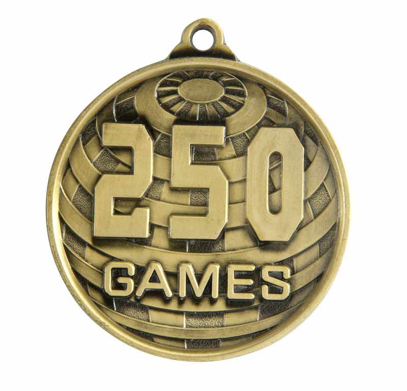 Global Medal-No. Games (250)