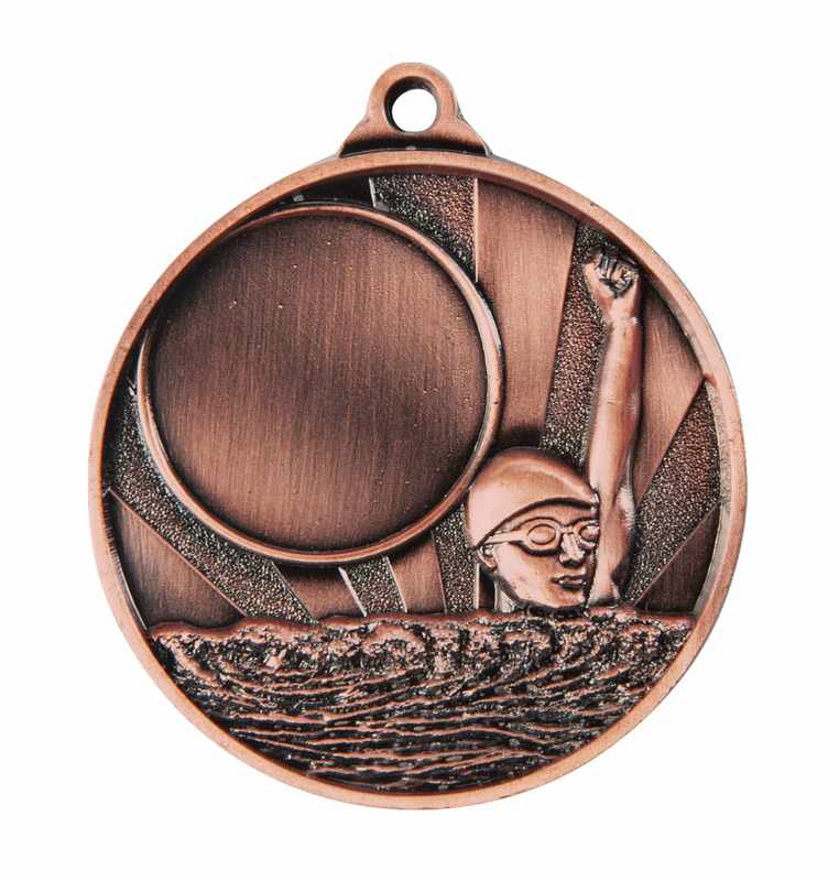 Sunrise Medal-Swimming+25mm insert