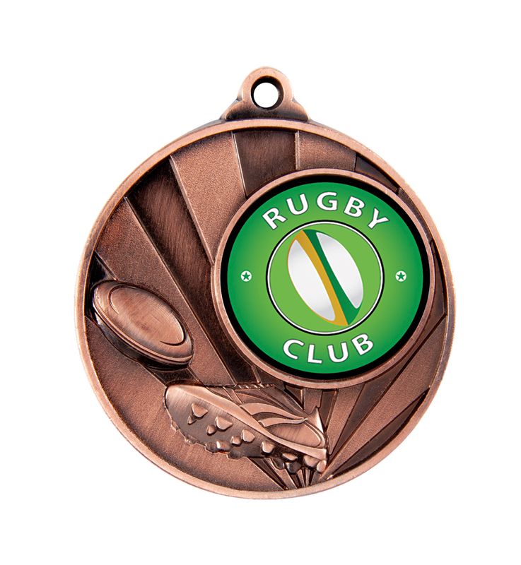 Sunrise Medal-Rugby+25mm insert