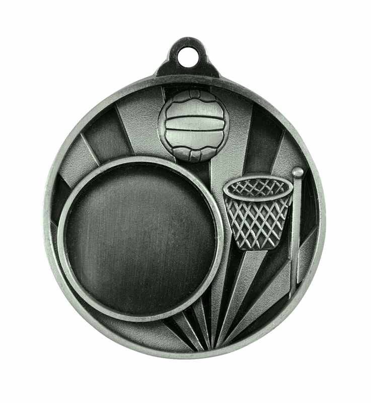 Sunrise Medal-Netball + 25mm insert