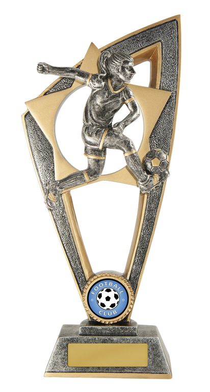 Ezi-Rez Series Soccer Trophy with 25mm Centre Female