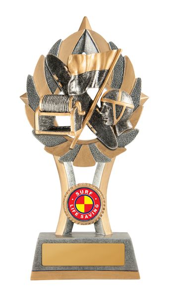 Surf Life Saving Trophy with 25mm Centre