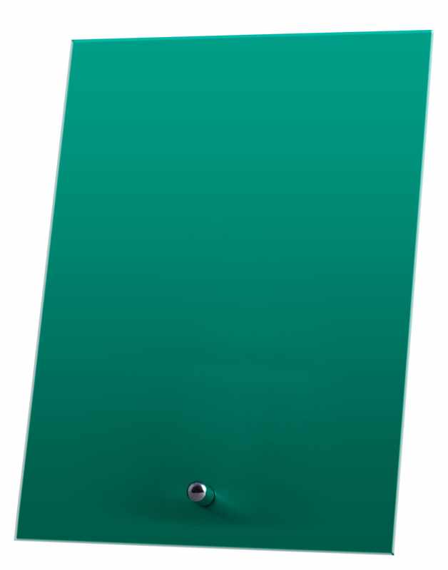 Laser Glass Rectangle Green