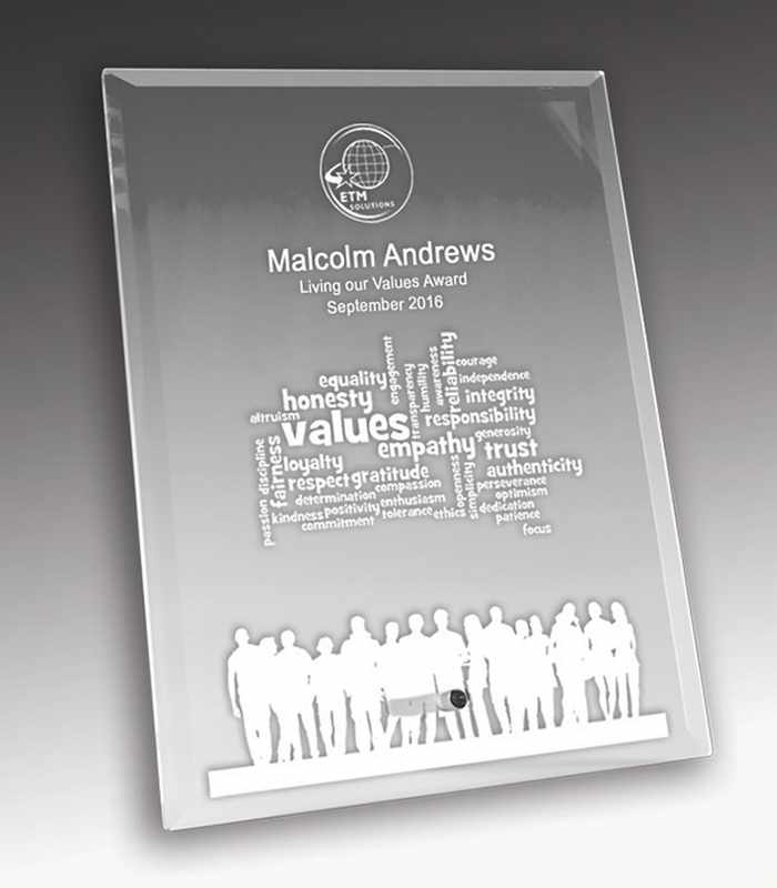 Laser Glass Rectangle-Clear