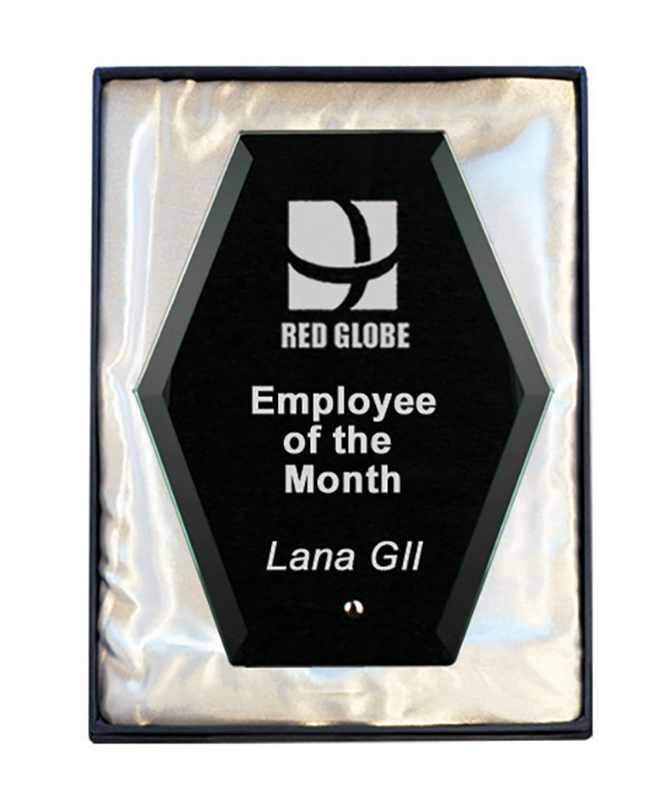 Laser Glass Hexagon-Black