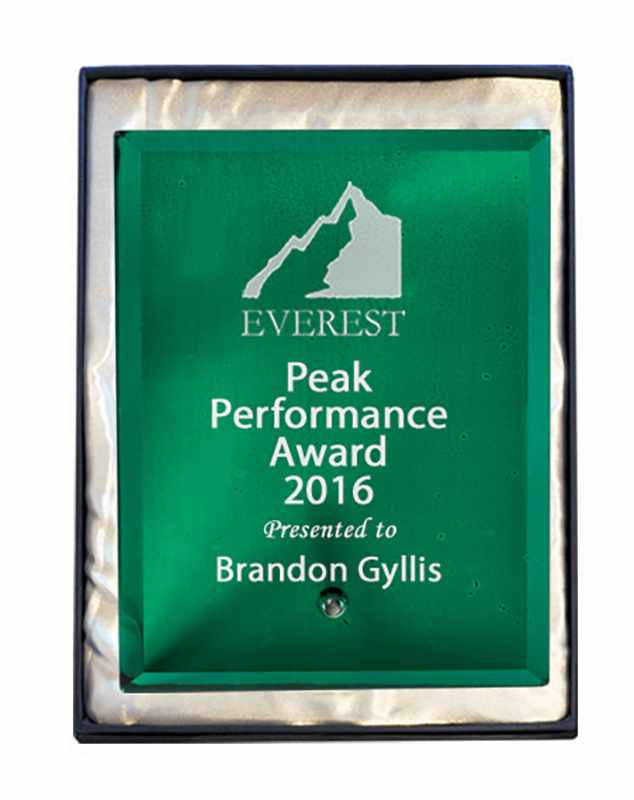 Laser Glass Rectangle Green