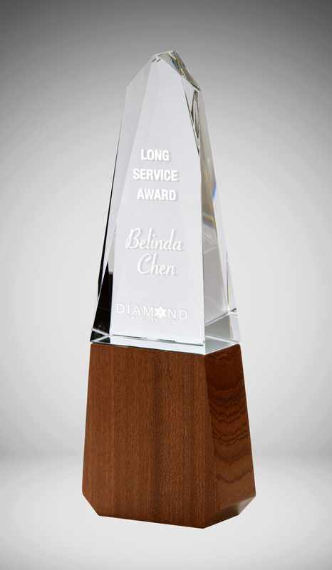 Crystal/Timber Pyramid-Red/Brown Timber