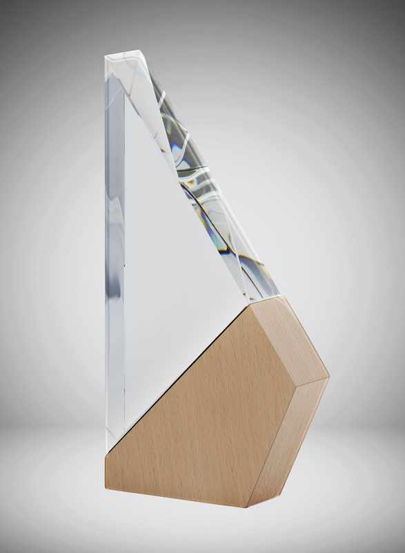 Crystal/Timber Triangle-Light Timber