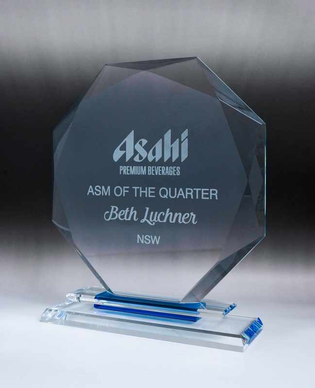 Aquamarine Glass-Octagon