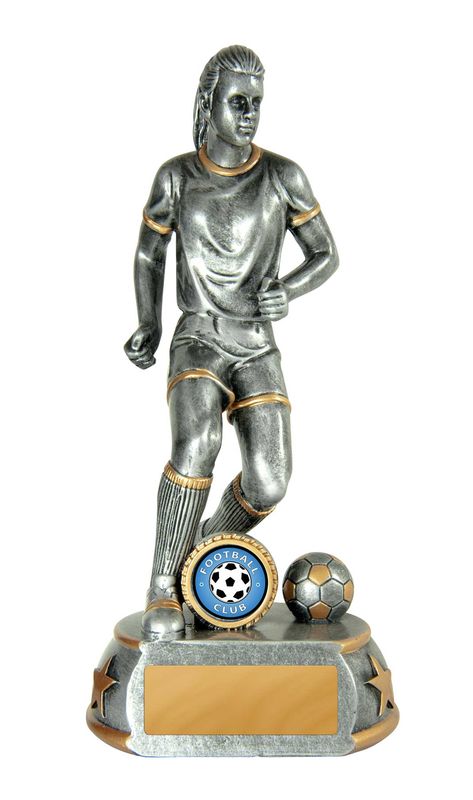 Female Football Trophy 125mm
