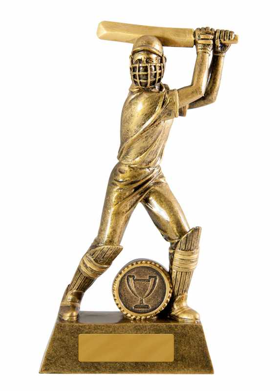 Batsman Female Cricket Trophy 160mm