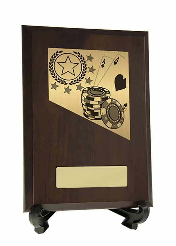 Plaque with Poker Trim
