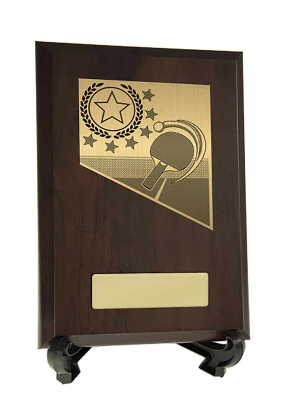 Plaque with Table Tennis Trim 175mm