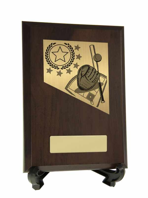 Baseball Theme on Plaque 175mm