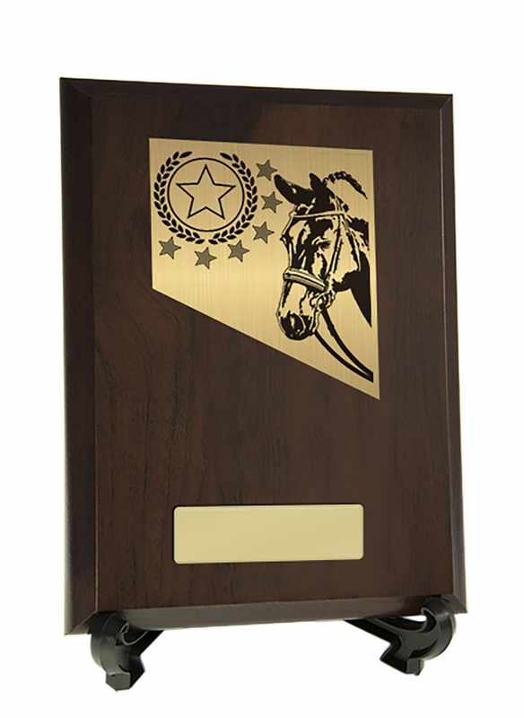 Plaque with Horse Trim