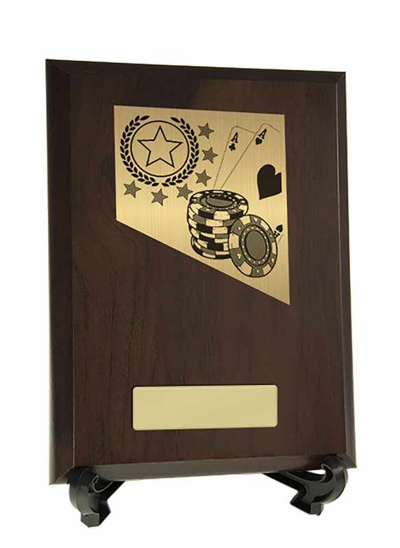 Plaque with Poker Trim