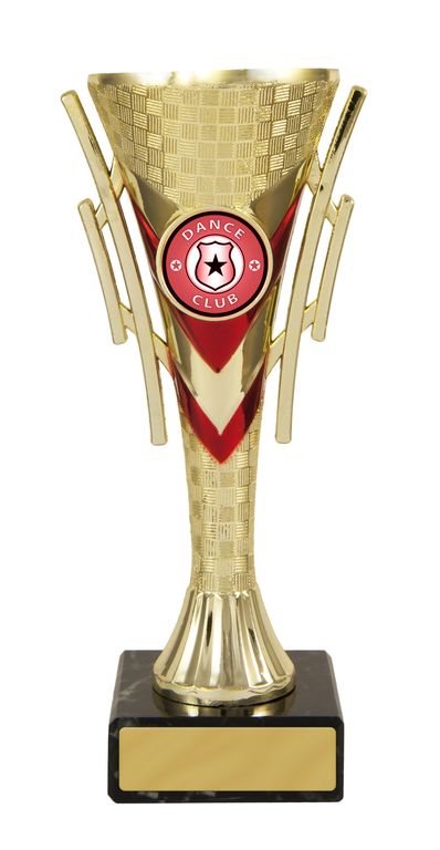 Trumpet Cup Red/Gold with 25mm Centre