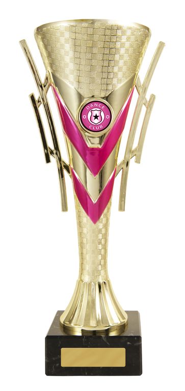 Trumpet Cup Pink/Gold with 25mm Centre