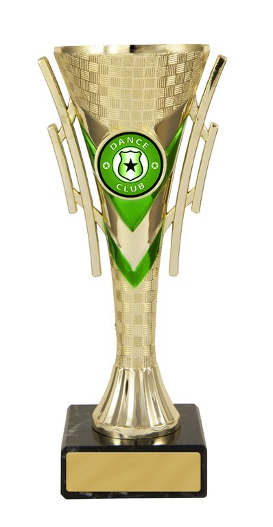 Trumpet Cup Green/Gold with 25mm Centre