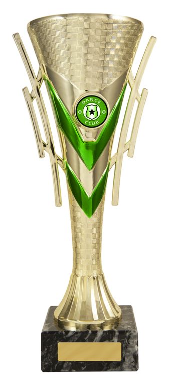 Trumpet Cup Green/Gold with 25mm Centre
