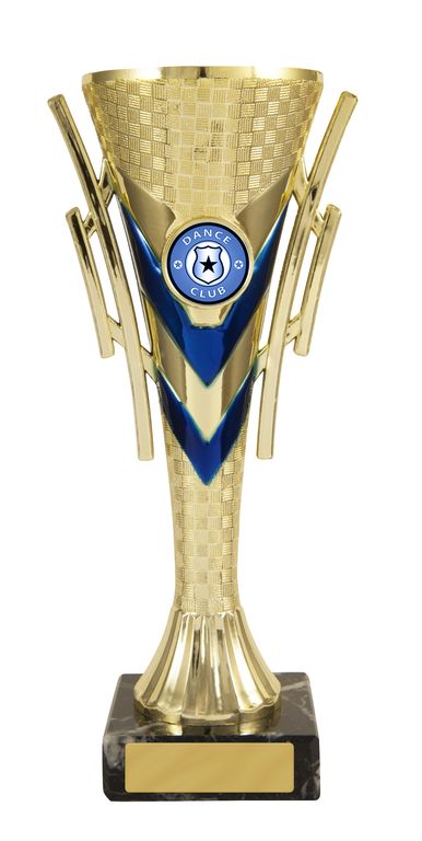 Trumpet Cup Blue/Gold with 25mm Centre