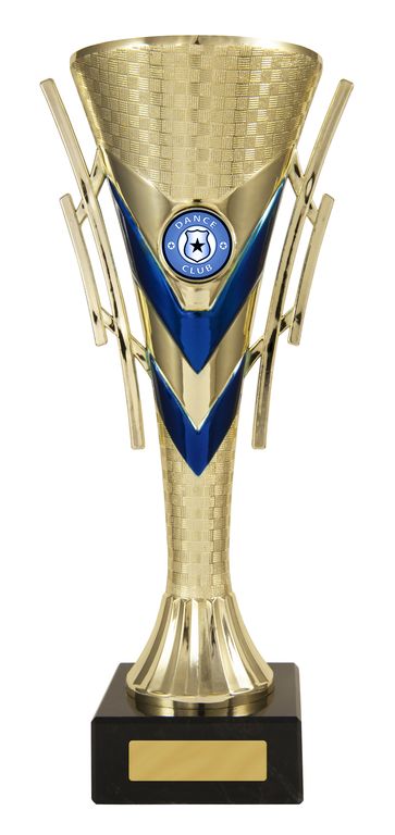 Trumpet Cup Blue/Gold with 25mm Centre