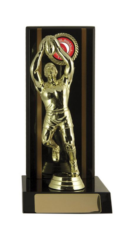 Timber Backstand AFL Trophy with 25mm Centre