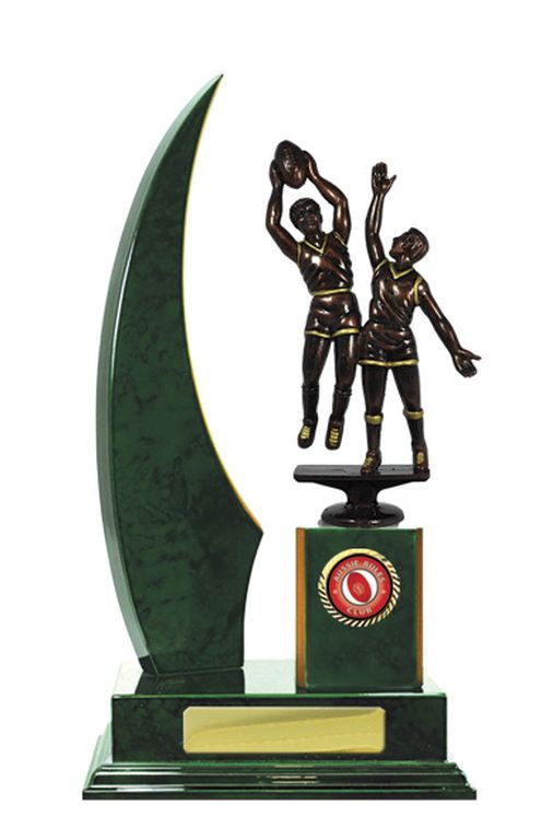 Timber Backstand AFL Trophy with 25mm Centre