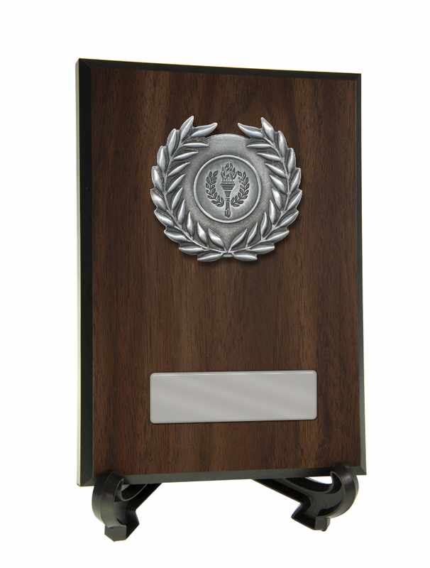 Plaque with Metal Trims