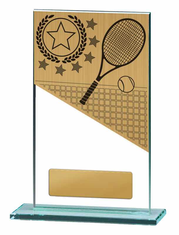 Tennis Theme on Glass