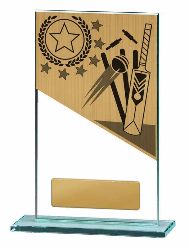 Cricket Theme on Glass