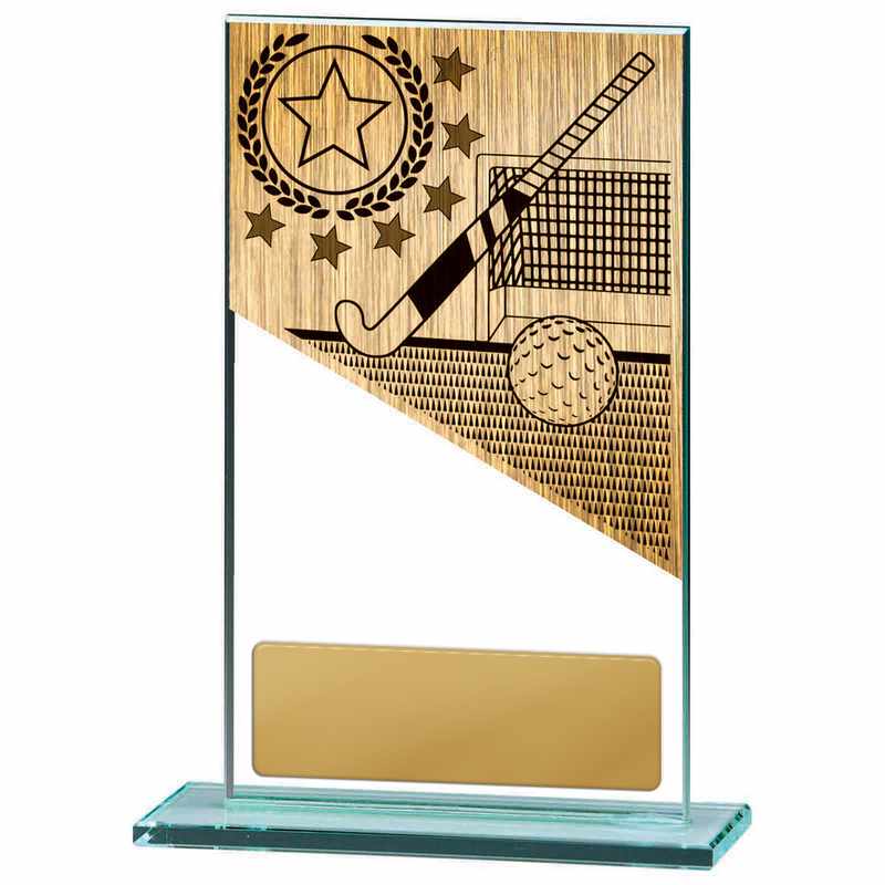 Hockey Theme on Glass