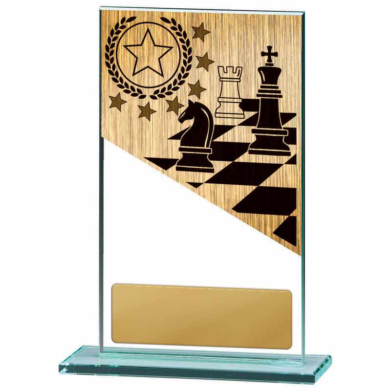 Chess Theme on Glass