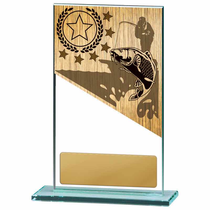 Fishing Theme on Glass