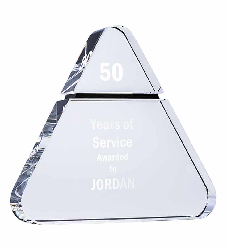 Triangle Crystal Award 120mm