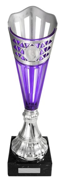 Pizazz Cup Silver/Purple with 25mm Centre