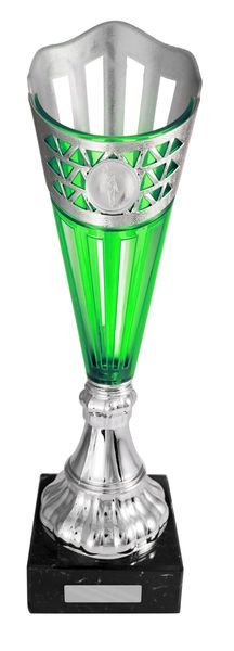 Pizazz Cup Silver/Green with 25mm Centre