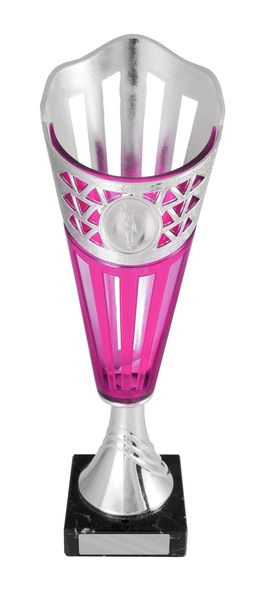 Pizazz Cup Silver/Pink with 25mm Centre