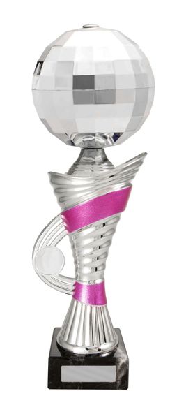 Pink/Silver Opulent Cup with Disco Ball with 25mm Centre