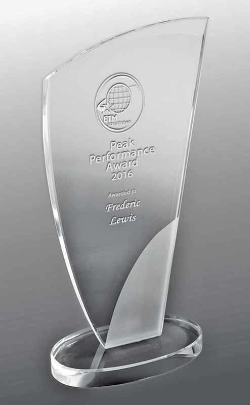 Designer Sandblasted Glass – Wedge