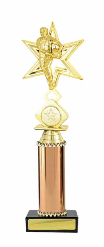 Male Rugby on Column