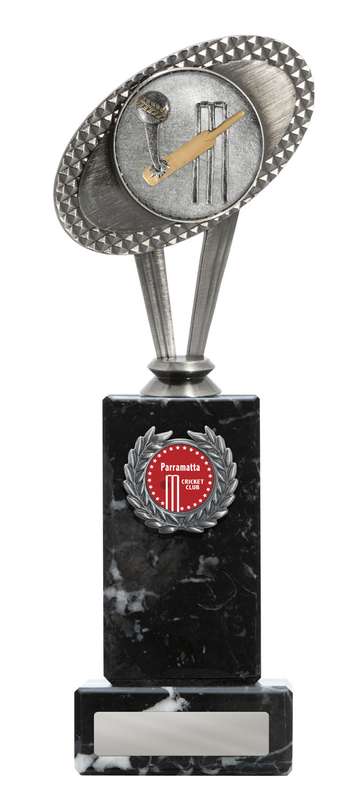 Metal Cricket Theme on Base