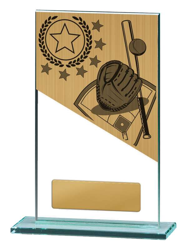 Baseball Theme on Glass