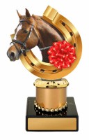 Acrylic Horse on Column