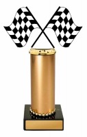 Motorsports Figurine on Column